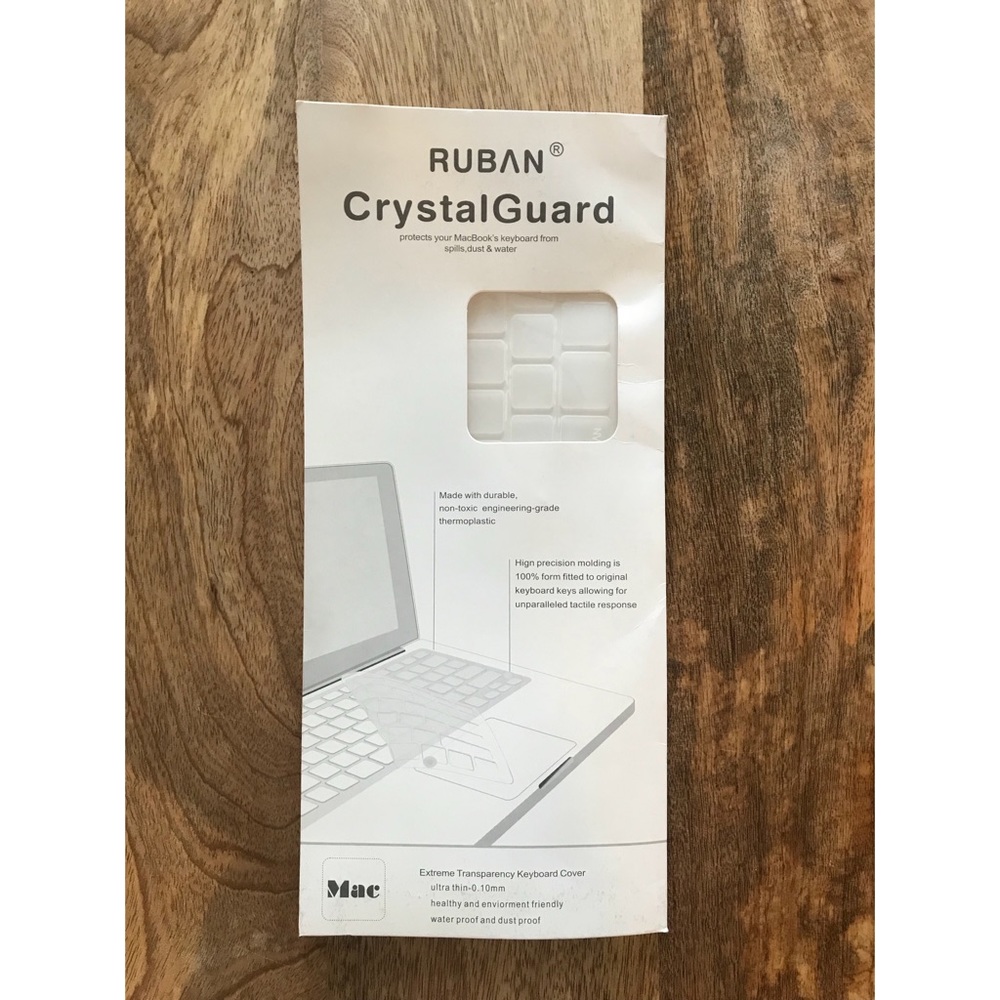 Clear CrystalGuard MacBook Keyboard Protector NEW